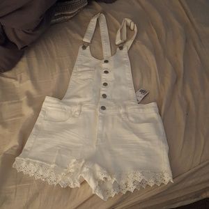 Forever 21 overall shorts